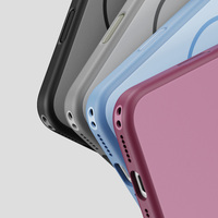 Coque de téléphone magnétique sans fil JOYPORODO B471 avec dos en PC effet seconde peau 2,0 mm et bouton IA pour iPhone 15 Pro, séries 16, 17, 18