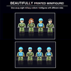 Commercio all'ingrosso Action Figure Giocattoli del Blocchetto Militare compatibile con altre marche blocco di 4 in 1 Mini Carro Armato Building <span class=keywords><strong>Block</strong></span> Figure - Product Image 3