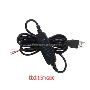 LED Dimmer Switch 5V 3A DC Plug Led Neon Flex Female Connector for Single Color Led <strong>Light</strong> <strong>Cord</strong> USB Switch Dimmer - Product Image 2