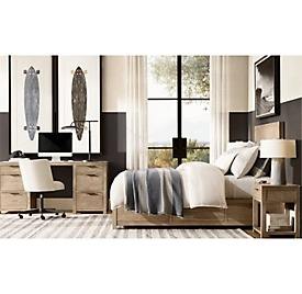 Scrivania da Ufficio in Legno Massello dal Design Moderno e Minimalista con Cassetti per Archiviazione - Product Image 4