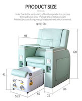 Fauteuil de pédicure et massage MOOLIN de luxe moderne, en promotion, avec spa pour les pieds, réglage électrique, couleur et vibrations, idéal pour salon de manucure et pédicure (OEM)