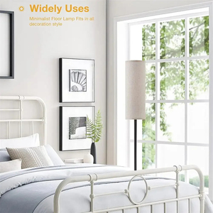 Multi Color Temperature Ambient Light <strong>Tall</strong> Slender Metal <strong>Stand</strong> for Living Space Interior Floor <strong>Lamp</strong> - Product Image 4