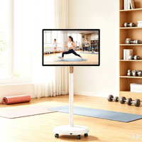 Écran intelligent mobile de 21,5, 23,8, 27 et 32 pouces, machine de diffusion en direct, écran tactile Android, tablette TV intelligente avec support rotatif