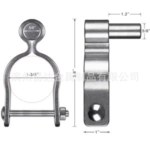 Bisagras de Acero Inoxidable 304 Redondas de Alta Resistencia para Puertas de Cercas, Herrajes Resistentes al Óxido, Fabricante Mayorista de Binzhou, China - Product Image 2