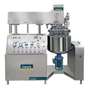 Cosmetics manufacturing equipment cream vacuum emulsifier mixing machinery