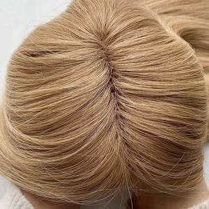 공장 도매 가격 토퍼 마이크로 라인 토퍼 여성용 통기성 가발 레이스 물고기 그물 헤어 피스 - Product Image 5