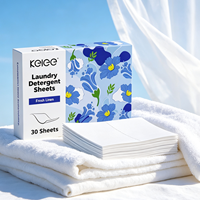 Feuilles de lessive écologiques KELEE à dissolution rapide, détachant pour vêtements, pour peaux sensibles des nourrissons, 30 feuilles, vente en gros