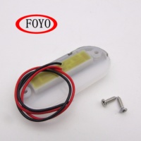 FOYO Marque En Acier Inoxydable Blanc Froid 5500-6300k Lumières de Courtoisie et marine Lumière De Licence pour le Camion SUV Remorque van RV