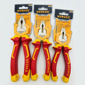 <span class=keywords><strong>Pince</strong></span> combinée monobloc renforcée en acier forgé Cr-V HRC55-62, coupe-fils <span class=keywords><strong>à</strong></span> haute résistance pour l'usinage des métaux, outils d'atelier - Product Image 1