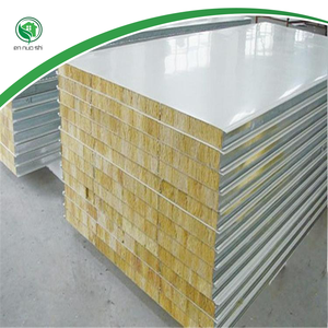 Panneau sandwich en laine de roche écologique avec <span class=keywords><strong>plaque</strong></span> d'acier anticorrosion pour murs extérieurs, cloisons, toitures, chambres froides et sites sportifs - Product Image 3