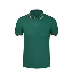 Alta calidad personalizado bordado impresión Logo Amisa algodón en blanco negocios uniforme Golf Polos para hombres