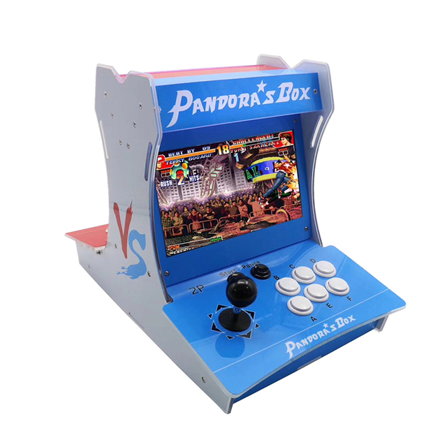 Game Machine Fighting Game Arcade Video Game Console Coin Machine Double Person Mini Arcade