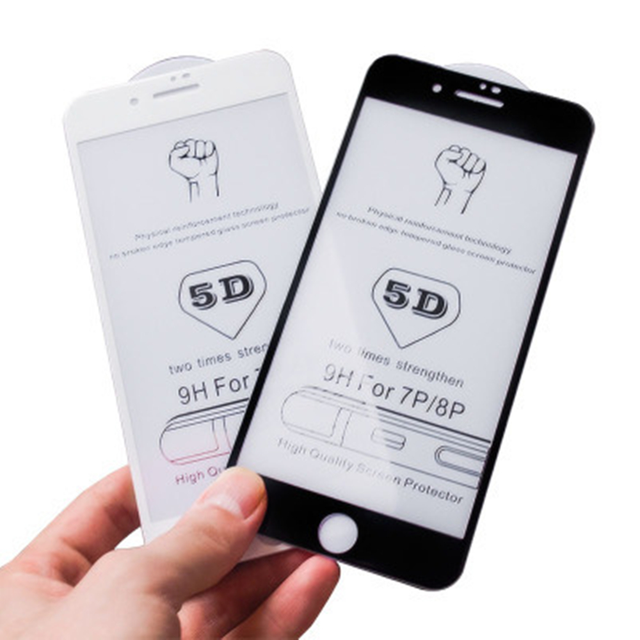 Premium 5D 9H Tempered Glass Screen Protector for iPhone 7 8 X 11 12 12 Pro Max