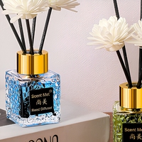 Ensemble cadeau diffuseur de parfum en rotin de luxe sur mesure en gros |   Désodorisant d'ambiance longue durée sans BPA, marque privée OEM pour la maison