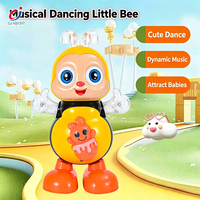 Juguete de Abeja Bailarina Chengji, Juguete Interactivo de Dibujos Animados con Música y Luces, Funciona con Pilas, Venta al por Mayor para Niños
