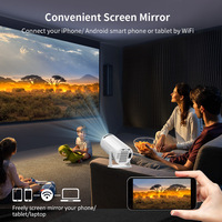 Venta caliente 4K Mini proyector portátil H96 MAX K6 Android 11 LCD Home Theater WIFI BT Proyector inteligente