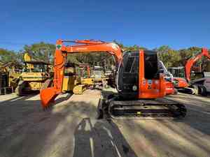 Mini-excavatrice d'occasion de 7 tonnes ZX75 US Hitachi, excavatrice hydraulique, pelle rétrocaveuse, haute performance, à vendre - Product Image 2