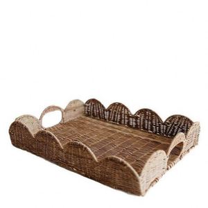 Cesta de mimbre con forma de cesta, regalos de Ganesha, cestas de regalo, cesta baja, ratán, dropshipping, plegable, frutas, <span class=keywords><strong>anime</strong></span> - Product Image 1