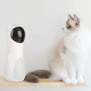 Máquina de luz interactiva robótica para gatos, juguete electrónico recargable con láser, nuevo fabricante