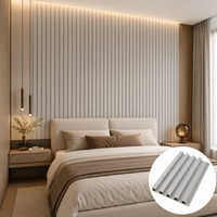 Panneaux muraux WPC personnalisés protégés contre les UV, panneaux muraux en composite bois-plastique pour terrasse extérieure, balcon, hôtel, jardin, maison