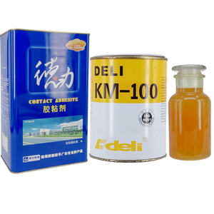 Deli écologique non activé par l'eau soluble en cuir colle <span class=keywords><strong>contact</strong></span> adhésif de chaussure - Product Image 1