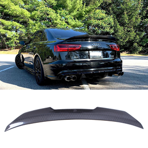 สำหรับ A6 C7ซีดาน PSM สไตล์รังผึ้งคาร์บอนไฟเบอร์สปอยเลอร์ท้ายรถปีก2012-2015 - Product Image 1