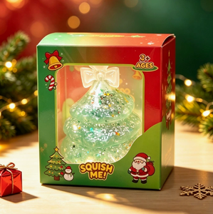 Juguetes blandos y coloridos de árbol de Navidad para niños mayores de 3 años, juguetes antiestrés de TPE, set de regalo unisex - Product Image 2