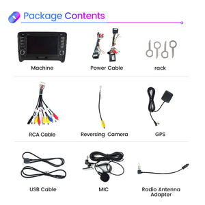 Système audio de voiture avec écran tactile de 7 pouces, système d'exploitation Android intégré, GPS, DSP et RGB pour <span class=keywords><strong>Audi</strong></span> <span class=keywords><strong>TT</strong></span> MK2 8J - Amplificateur CarPlay - Product Image 2