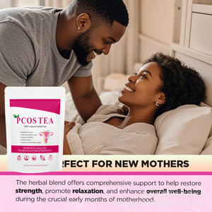 Mezcla Herbal Orgánica Premium a Base de Plantas para el SOP, con Albahaca, Natural, Suave, Aromática, Vegana, Bolsitas de Té Herbal Diario para Mujeres - Product Image 2