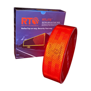 <span class=keywords><strong>Cinta</strong></span> Reflectante de Grado Diamante para Vehículos Largos, Adhesivo de Advertencia Nocturna de Seguridad para Camiones, Personalizable - Product Image 4