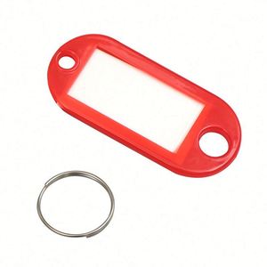 Key <b>Tags</b> Plastic 10 Assorted Colours Identifiers Name and Labels Adapt to Drive Keys Pets Bags <b>Clothes</b> Racks Promotion - Product Image 3