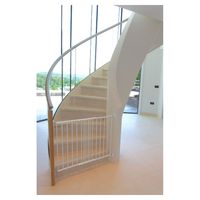 Escalier Courbé Sur Mesure Intérieur Style Moderne pour Villa Appartement Décoration Résidentielle Escalier Courbé