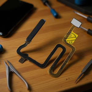 Cable flexible para lector de huellas dactilares para Oppo A54 5G 2021 negro - Product Image 3