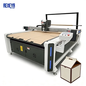 เครื่องตัดกล่องลูกฟูกแบบตั้งโต๊ะ REMEYA CNC ความแม่นยำสูง สำหรับกล่องลูกฟูก 5 ชั้น รุ่น C Flute หนา 35 มม. วัสดุ RSC และ HSC - Product Image 1