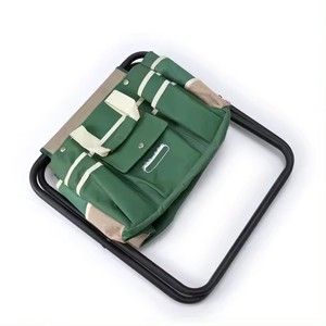 Bolsa de herramientas de jardín de poliéster resistente de Venta caliente con correa única y bolsillos múltiples OEM y ODM compatibles - Product Image 2