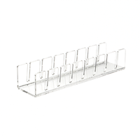 Support de rangement pour casquettes de baseball en acrylique transparent, support de rangement haute transparence, pratique pour le rangement et la présentation visuelle