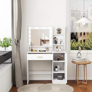 Espejo pequeña mesa <span class=keywords><strong>de</strong></span> maquillaje dormitorio vestidor muebles <span class=keywords><strong>de</strong></span> madera tocador para maquillaje - Product Image 4