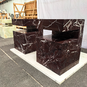 Tavolino da Salotto in <span class=keywords><strong>Marmo</strong></span> <span class=keywords><strong>Rosso</strong></span> Levanto Mars Stone 2025 - Product Image 4