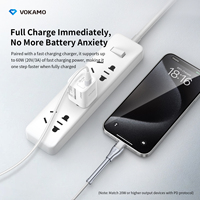 Câble de charge USB C vers USB Type C 60W avec support de téléphone, câble de charge rapide 3A PD, câble de données durable Type C 1m