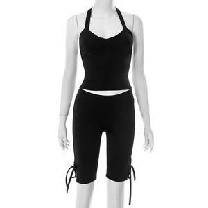 Nuovi Arrivi Estate 2026: Completo Casual da Donna Senza Maniche, Set Due Pezzi con Pantaloni Midi - Product Image 4