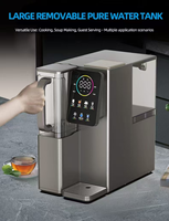 Distributeur d'eau RO de comptoir avec boîtier en plastique, chauffage rapide à film mince, distributeur intelligent d'eau chaude et froide pour la maison, le bureau et la voiture, OEM/ODM