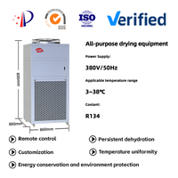 Industriële Warmtepomp Droger Voor Fruitgroente Verwerking Energiebesparende Afstandsbediening Multifunctionele Sus304 Roestvrij Staal