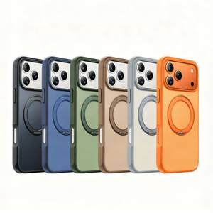 Étui magnétique pivotant pour <span class=keywords><strong>iPhone</strong></span> 17, design résistant aux chutes, couleur unie - Product Image 5