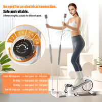 El más vendido al por mayor: Mini stepper elíptico plegable silencioso para el hogar, para fitness y entrenamiento de escalada.
