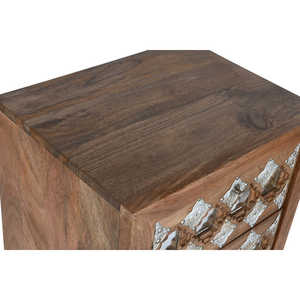 Mango <b>Mirror</b> <b>Chest</b> <b>of</b> <b>Drawers</b> 45cm Broad 35cm Prof 106cm High Natural - Product Image 5