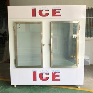 Conteneur <span class=keywords><strong>de</strong></span> stockage réfrigéré pour glacier <span class=keywords><strong>de</strong></span> haute qualité à prix économique, <span class=keywords><strong>porte</strong></span> en verre, distributeurs <span class=keywords><strong>de</strong></span> glace en sac - Product Image 3