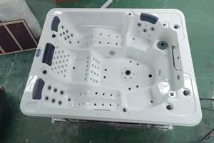 <span class=keywords><strong>Jacuzzi</strong></span> extérieur familial en acrylique <span class=keywords><strong>pour</strong></span> 4 personnes avec panneau de commande, accessoire de baignoire à glace - Product Image 2