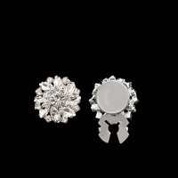 Nouveaux boutons en cristal œil de cheval colorés écologiques plaqués luxe, accessoires pour chemisiers féminins, modèle Shengzuan