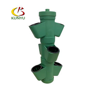 Système de culture hydroponique KY Pots de plantation <span class=keywords><strong>en</strong></span> <span class=keywords><strong>bambou</strong></span> verticaux <span class=keywords><strong>Pot</strong></span> de fleurs <span class=keywords><strong>en</strong></span> plastique pour l'agriculture de jardin - Product Image 3