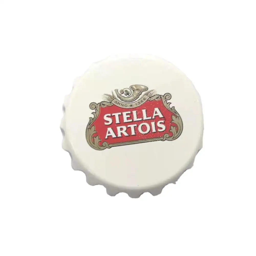 Custom Plastic Abs Cap Vorm Bier Ontwerp Magneet Flesopener Met Cap Gepersonaliseerde